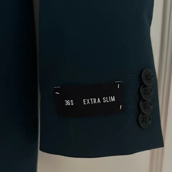 Express Dark Teal Blazer - Picture 4 of 4